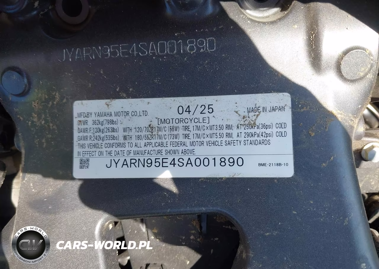 2025 Yamaha Mt09 Sp VIN:JYARN95E4SA001890 - 10