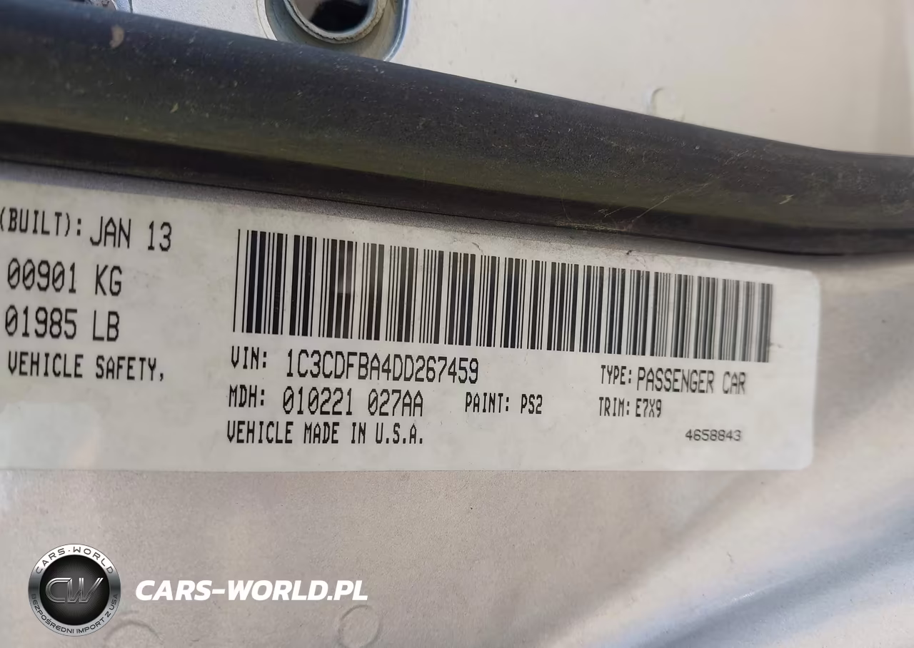 2013 Dodge Dart Sxt VIN:1C3CDFBA4DD267459 - 9