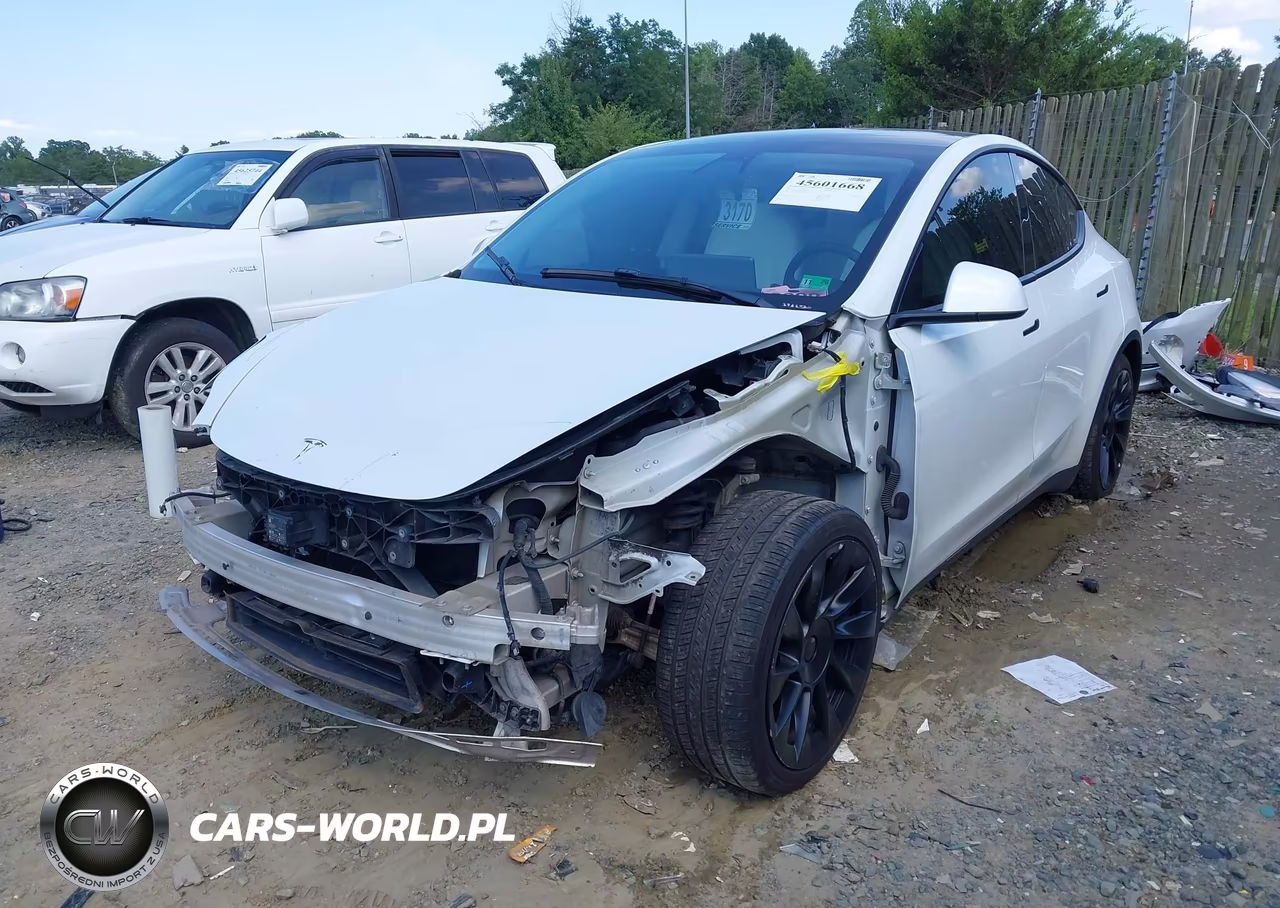 2021 Tesla Model Y Long Range Dual Motor All-Wheel Drive VIN:5YJYGAEE8MF115784 - 2