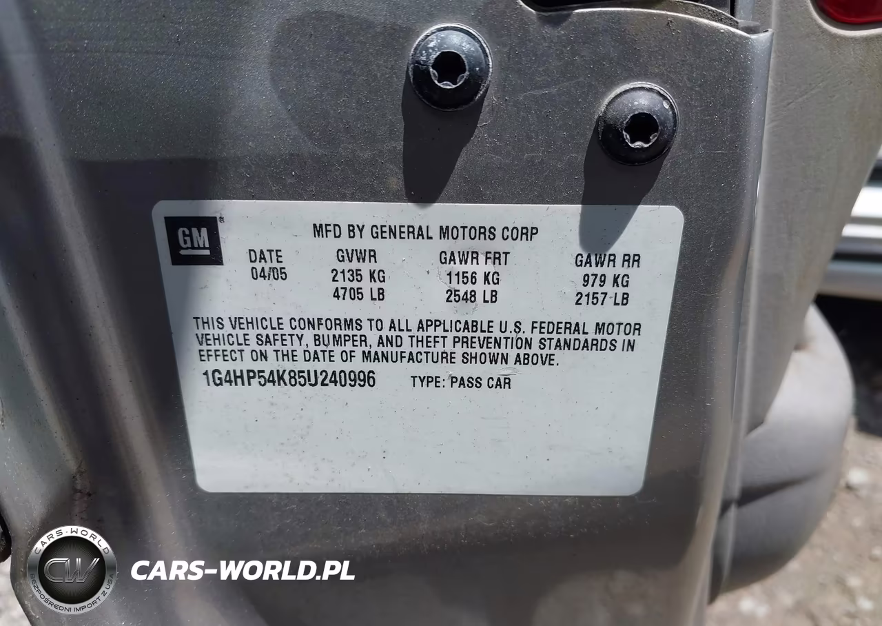 2005 Buick Lesabre Custom VIN:1G4HP54K85U240996 - 9