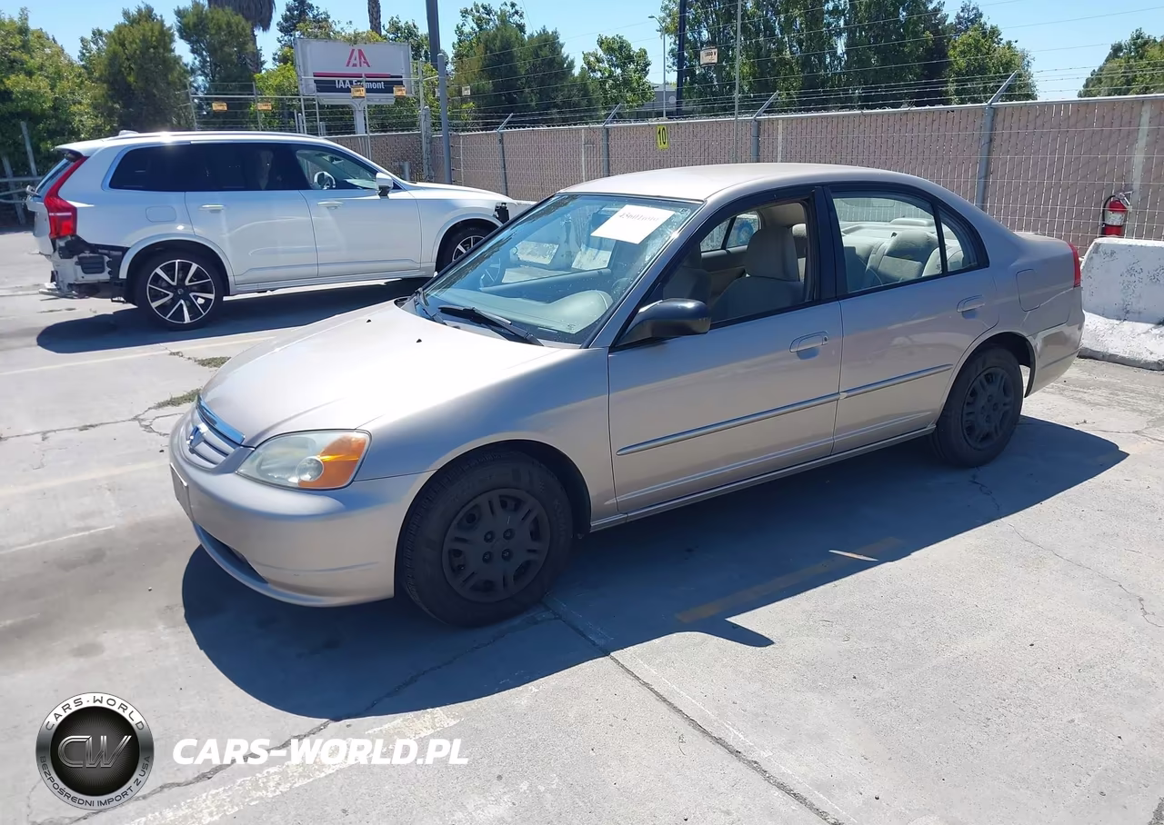 2002 Honda Civic Lx VIN:2HGES165X2H580639 - 2