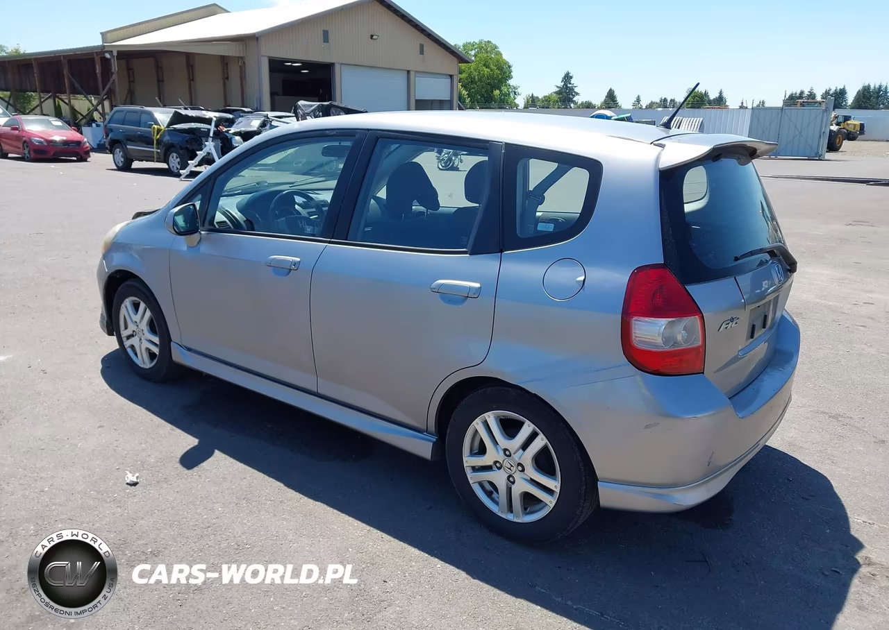 2007 Honda Fit Sport VIN:JHMGD37657S063154 - 3