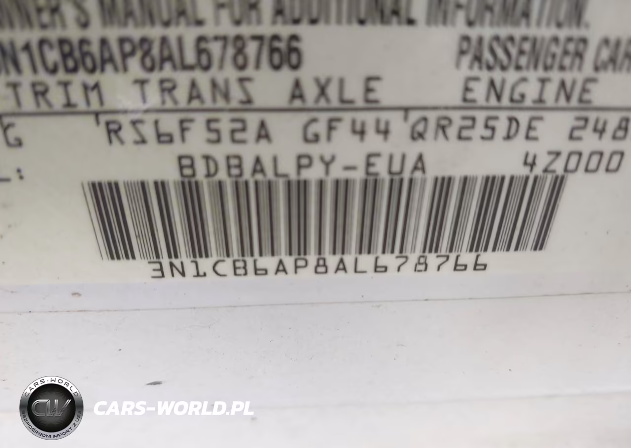 2010 Nissan Sentra Se-R Spec V VIN:3N1CB6AP8AL678766 - 9