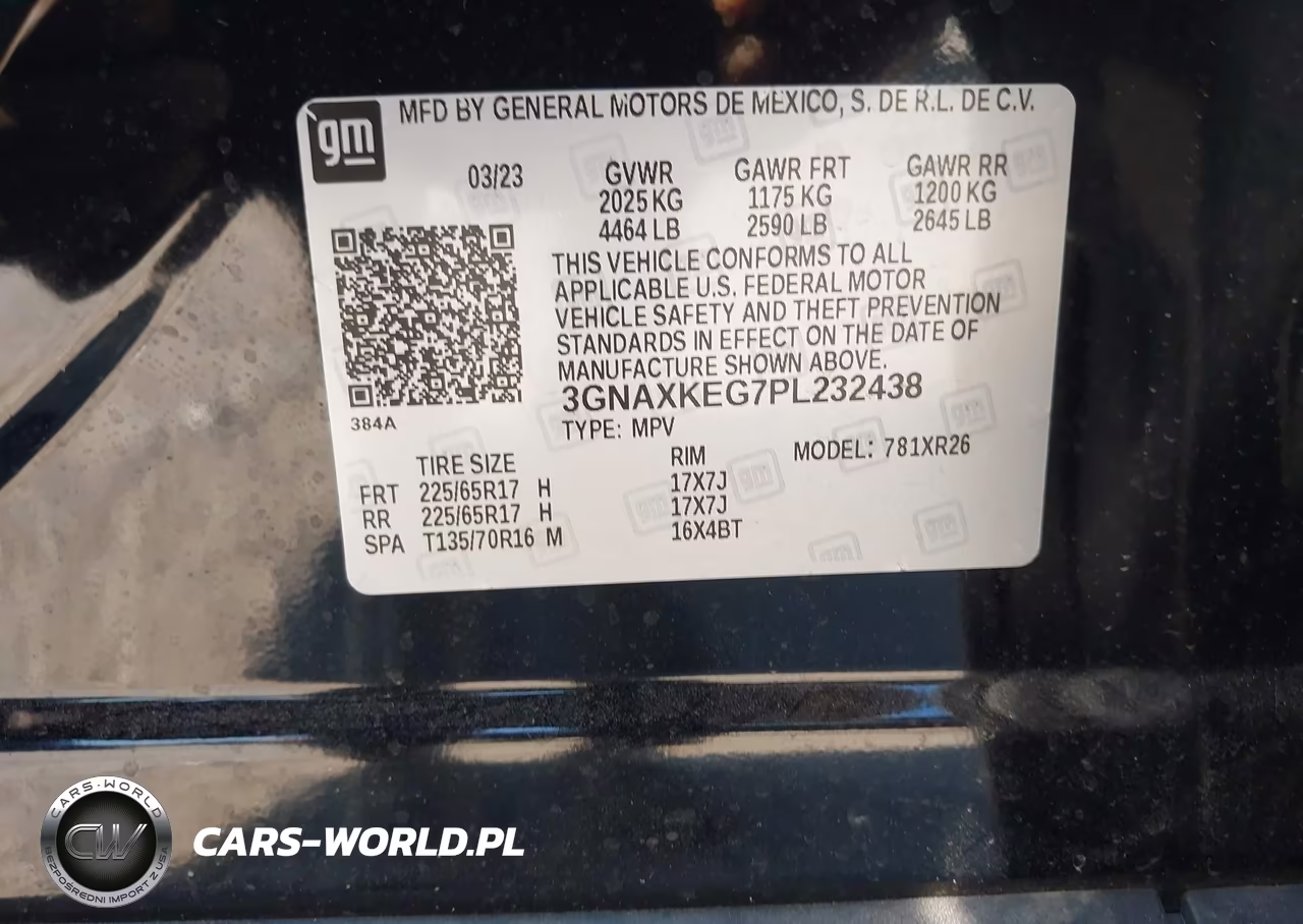 2023 Chevrolet Equinox Fwd Lt VIN:3GNAXKEG7PL232438 - 9