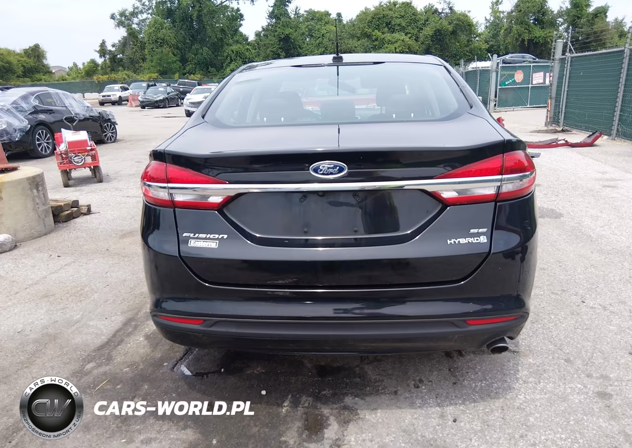 2017 Ford Fusion Hybrid Se VIN:3FA6P0LU8HR386754 - 17