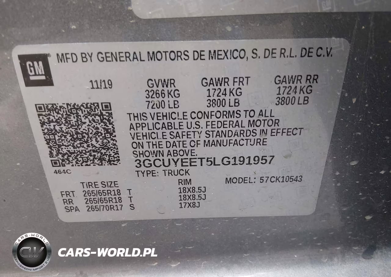 2020 Chevrolet Silverado 1500 4Wd Short Bed Rst VIN:3GCUYEET5LG191957 - 9