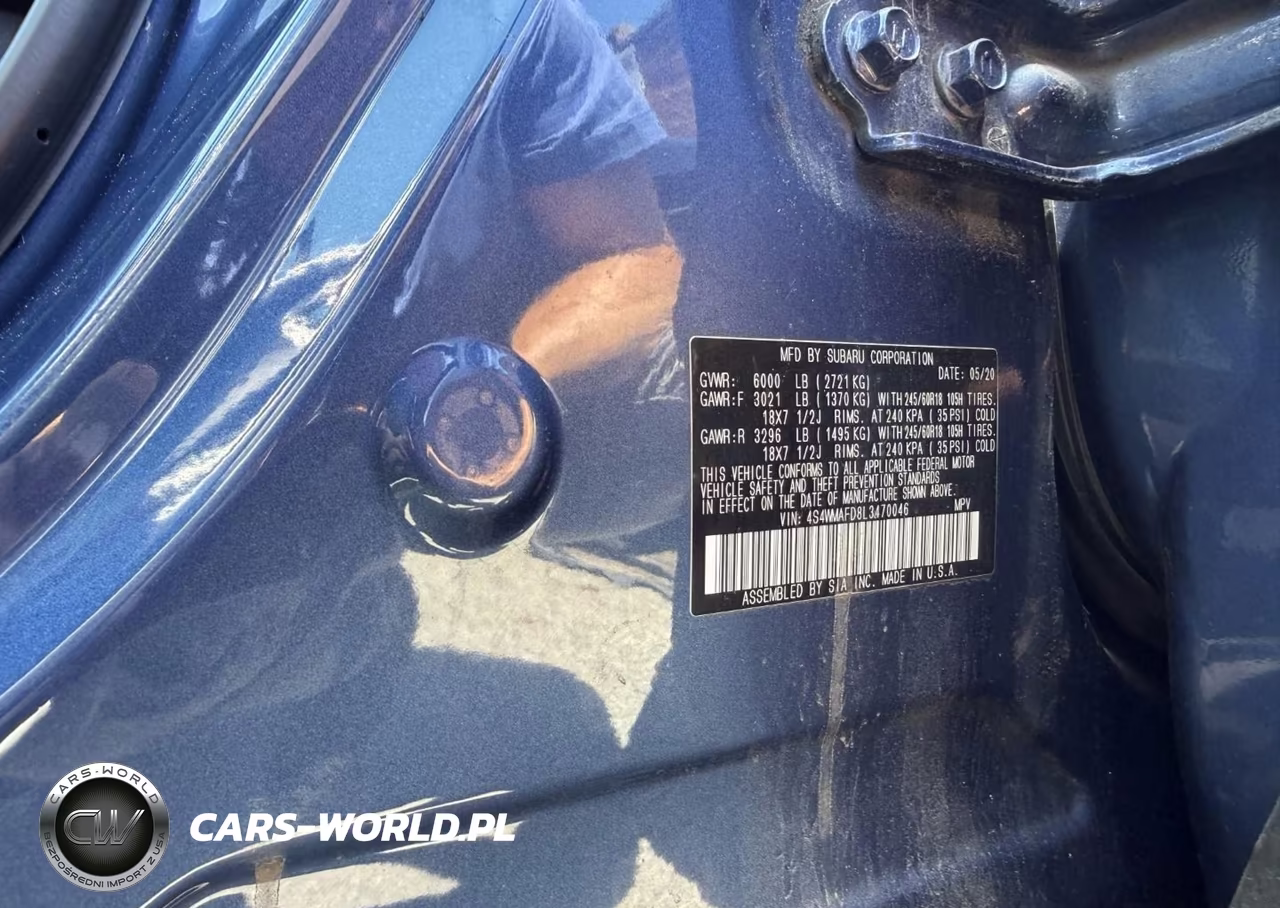 2020 Subaru Ascent Premium VIN:4S4WMAFD8L3470046 - 9