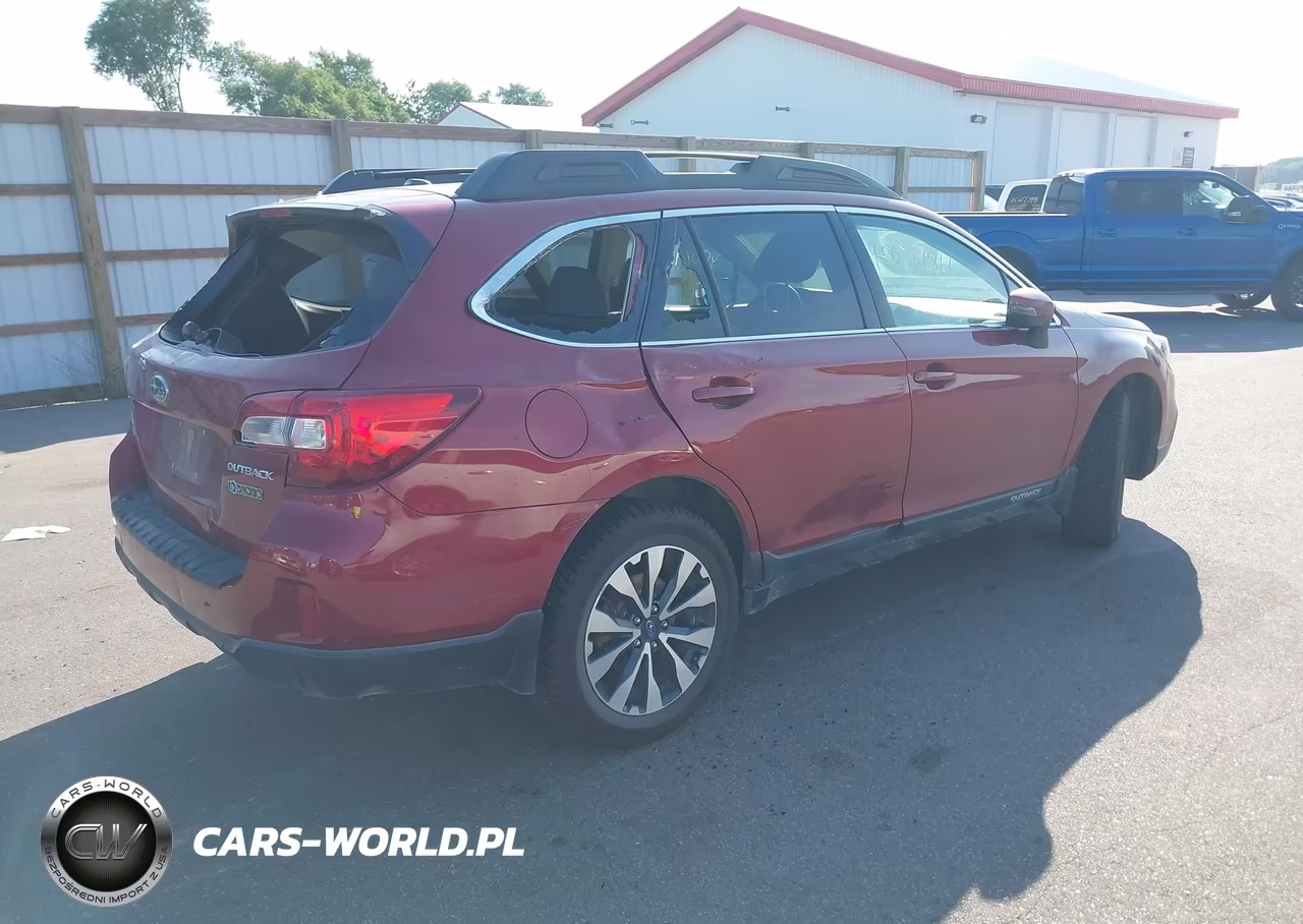2015 Subaru Outback 2.5I Limited VIN:4S4BSBLCXF3229129 - 4
