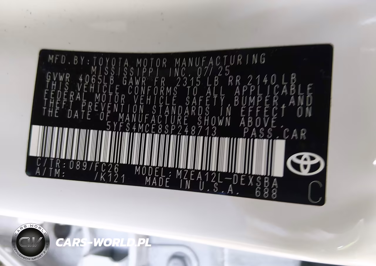 2025 Toyota Corolla Se VIN:5YFS4MCE8SP248713 - 9