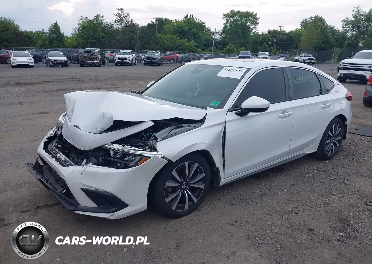 2022 Honda Civic Ex-L VIN:19XFL1H79NE003664 - 2