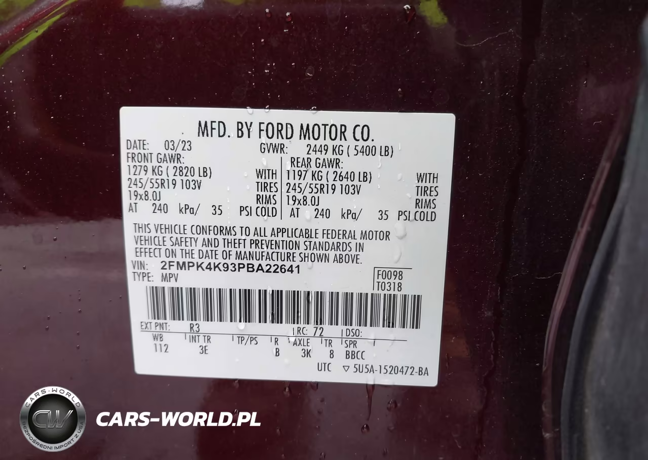 2023 Ford Edge Titanium VIN:2FMPK4K93PBA22641 - 9