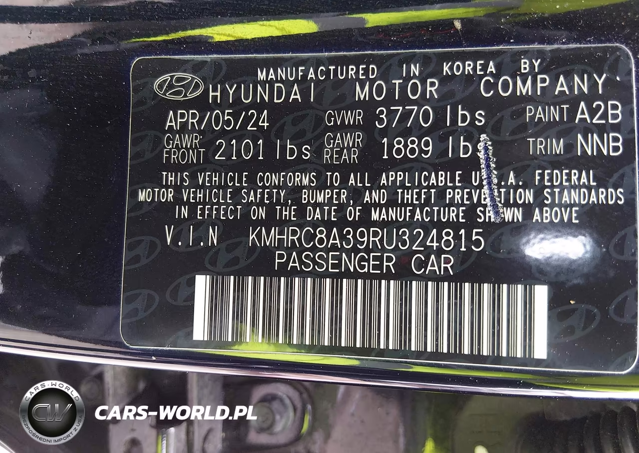 2024 Hyundai Venue Sel VIN:KMHRC8A39RU324815 - 9