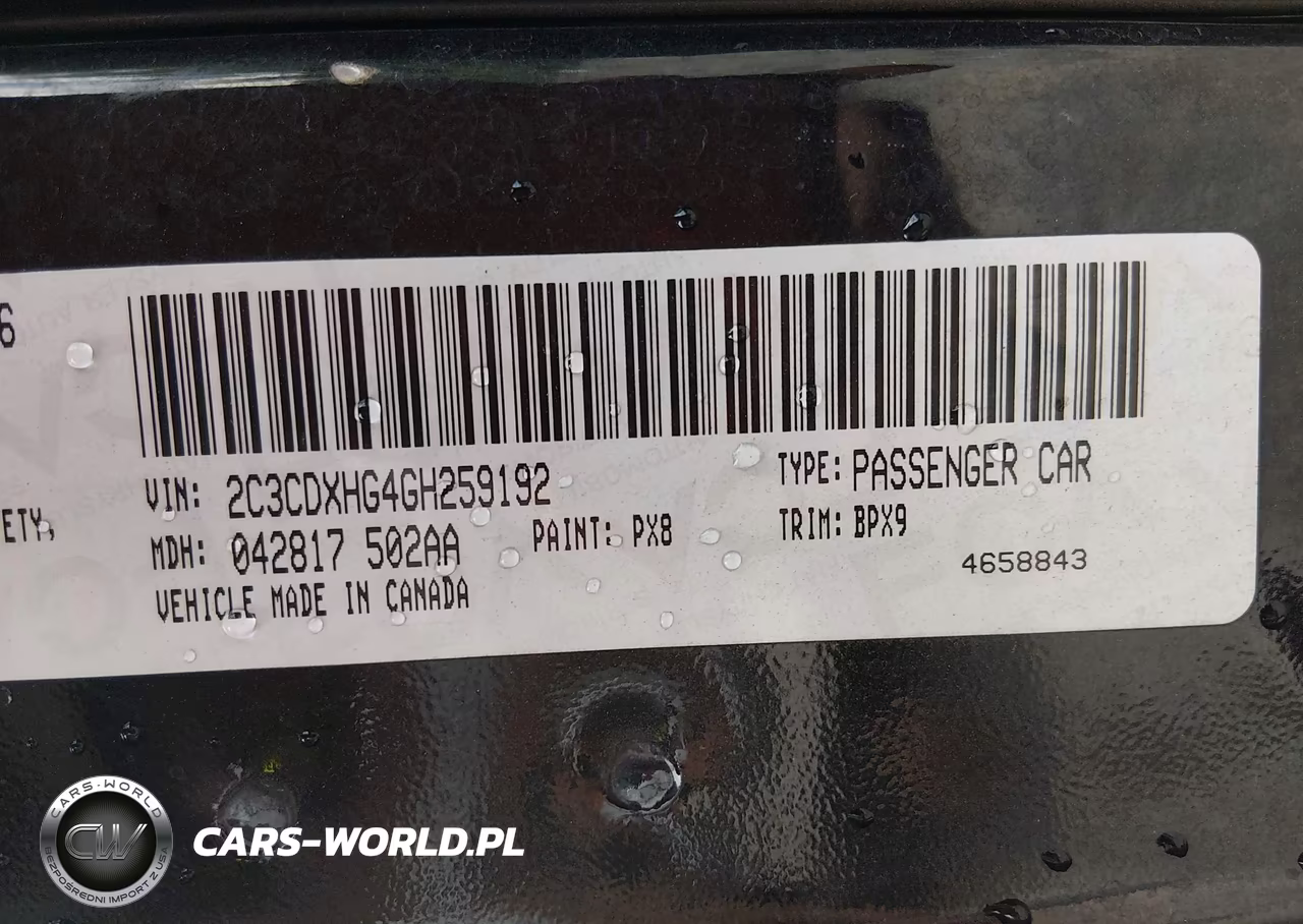 2016 Dodge Charger Sxt VIN:2C3CDXHG4GH259192 - 9