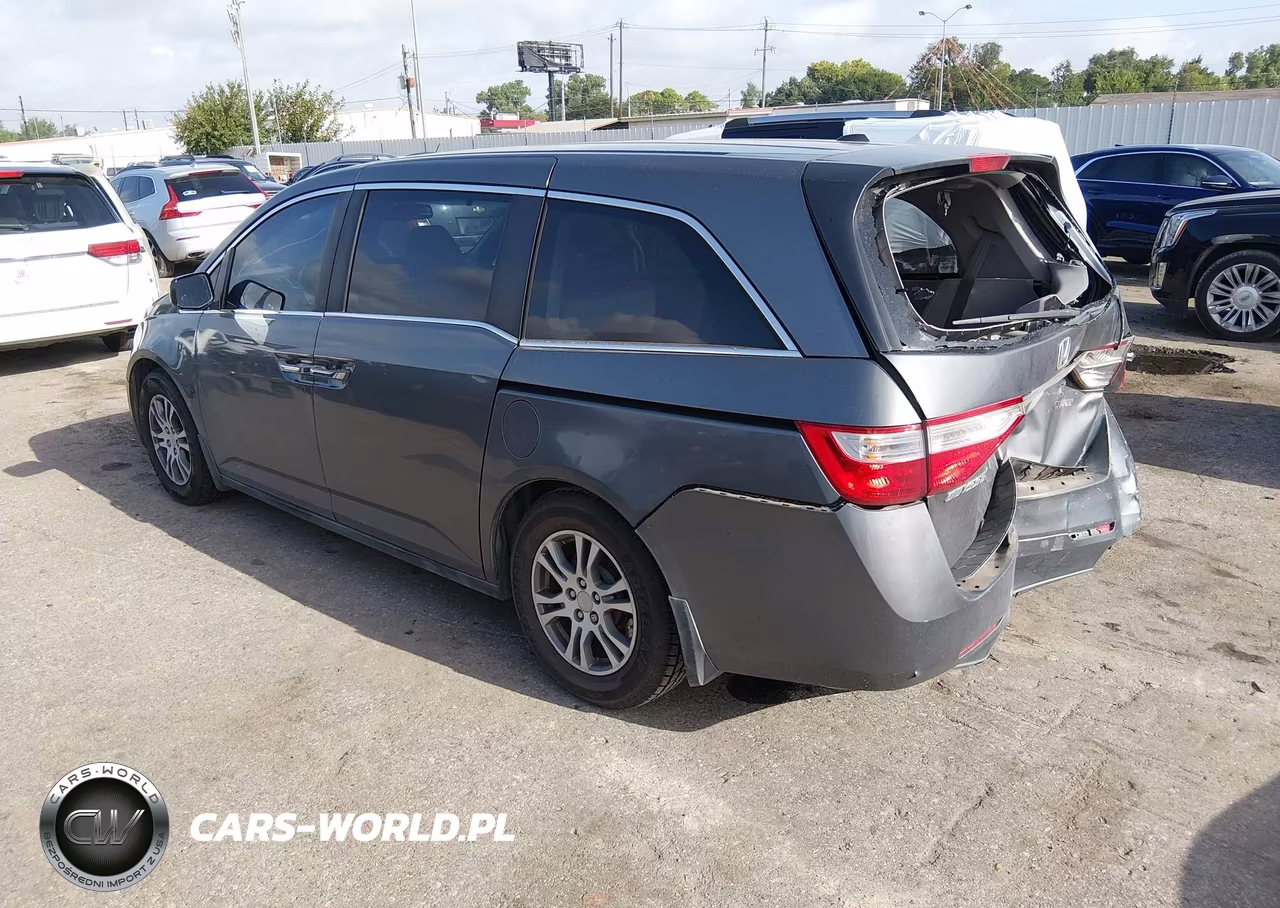 2012 Honda Odyssey Ex-L VIN:5FNRL5H68CB044211 - 3