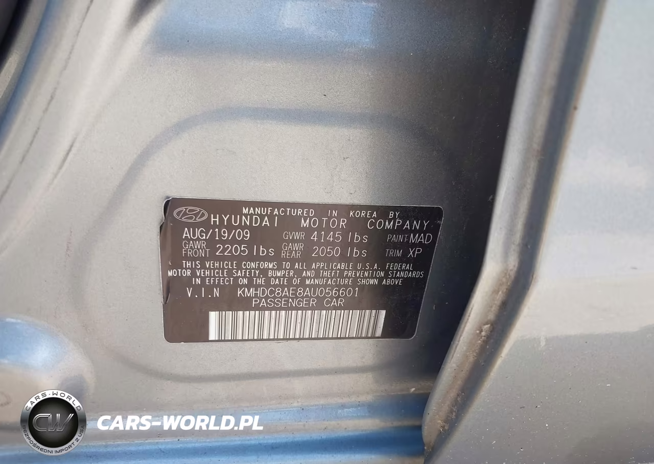 2010 Hyundai Elantra Touring Se VIN:KMHDC8AE8AU056601 - 9