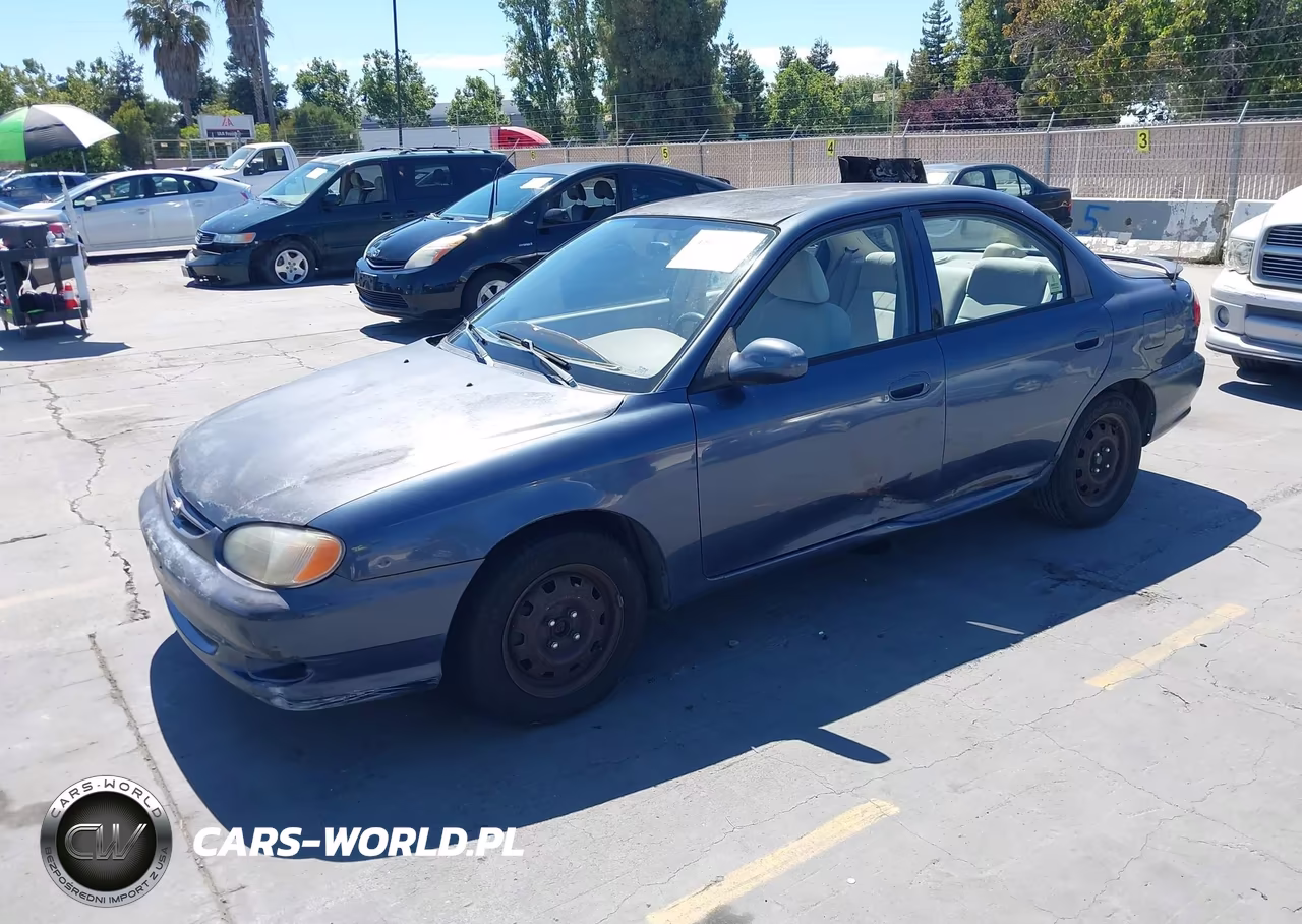 2001 Kia Sephia Ls VIN:KNAFB121X15080974 - 2