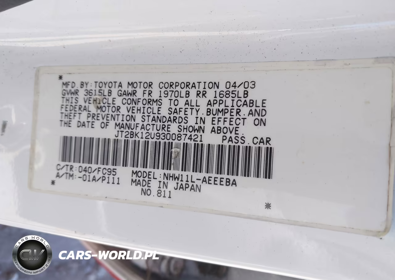 2003 Toyota Prius VIN:JT2BK12U930087421 - 9