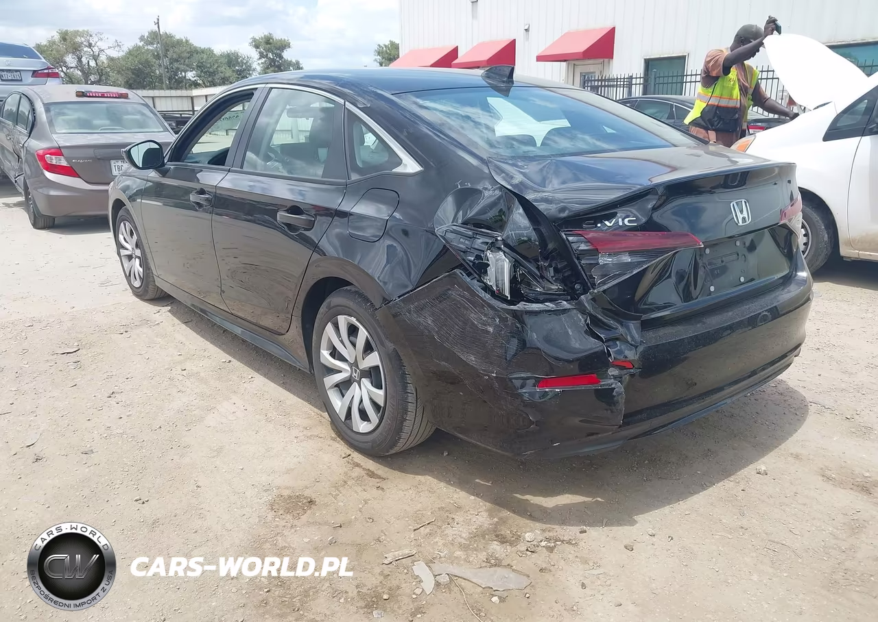 2025 Honda Civic Lx VIN:2HGFE2F21SH602230 - 3