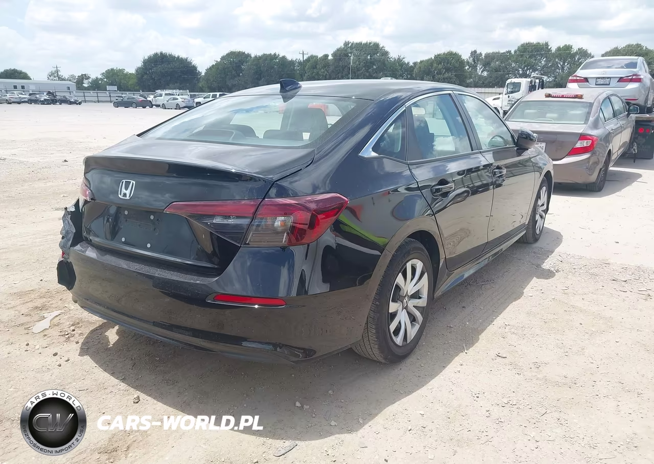 2025 Honda Civic Lx VIN:2HGFE2F21SH602230 - 4