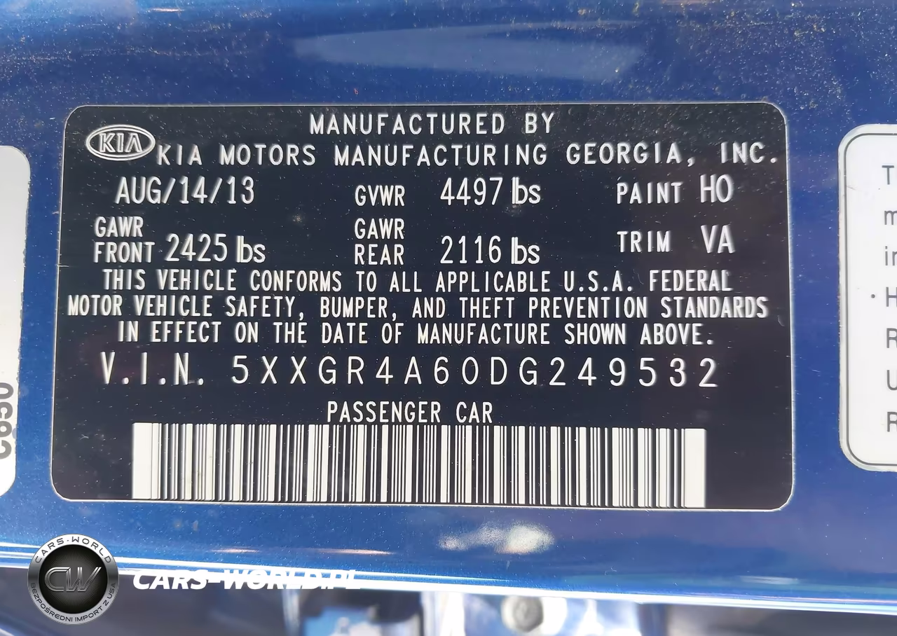 2013 Kia Optima Sx VIN:5XXGR4A60DG249532 - 9