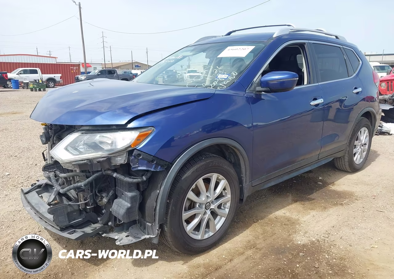 2017 Nissan Rogue Sv VIN:JN8AT2MT8HW145134 - 2