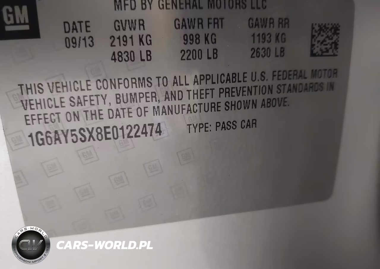 2014 Cadillac Cts Performance VIN:1G6AY5SX8E0122474 - 9