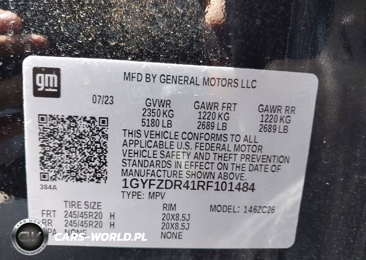 2024 Cadillac Xt4 Awd Premium Luxury VIN:1GYFZDR41RF101484 - 9