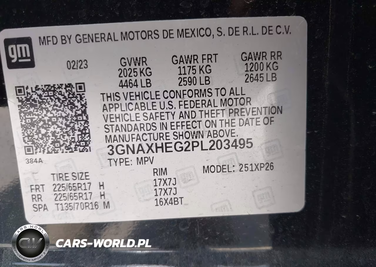2023 Chevrolet Equinox Fwd Ls VIN:3GNAXHEG2PL203495 - 9