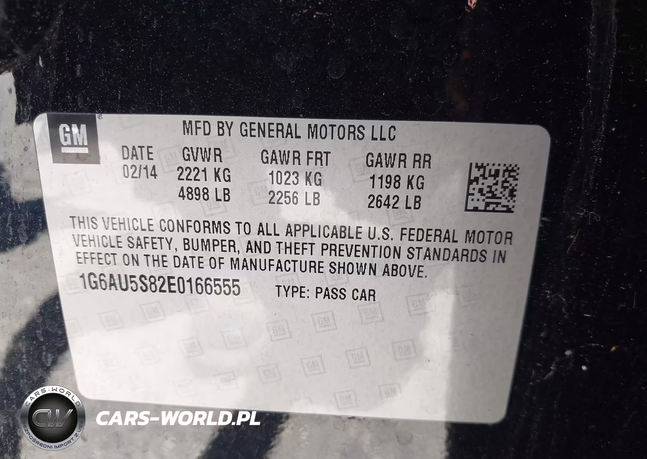 2014 Cadillac Cts Vsport VIN:1G6AU5S82E0166555 - 9