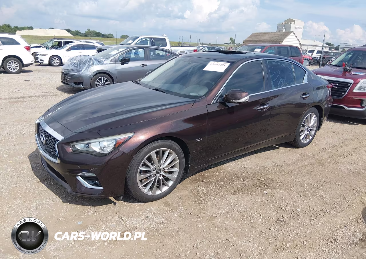 2018 Infiniti Q50 3.0T Luxe VIN:JN1EV7AR4JM439258 - 2