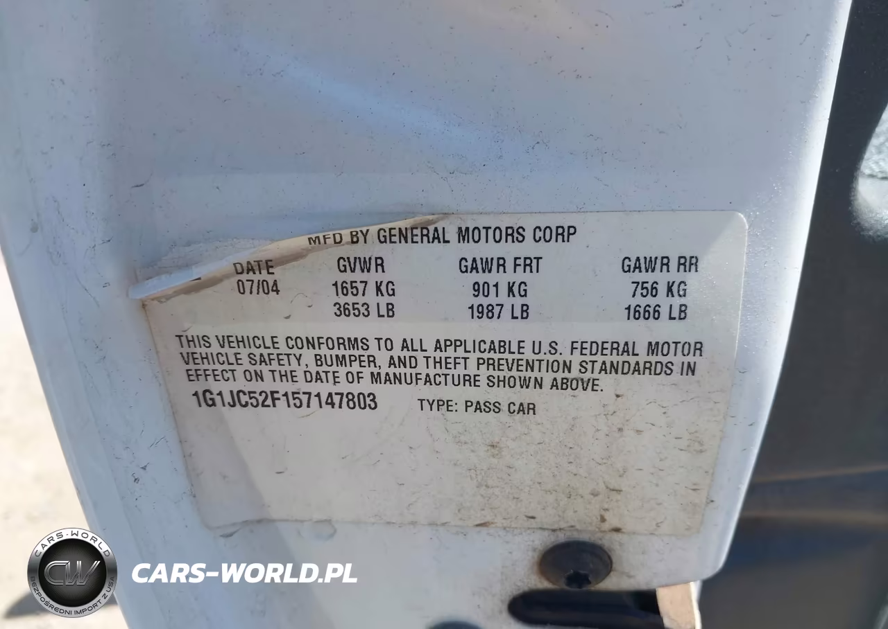 2005 Chevrolet Cavalier VIN:1G1JC52F157147803 - 9