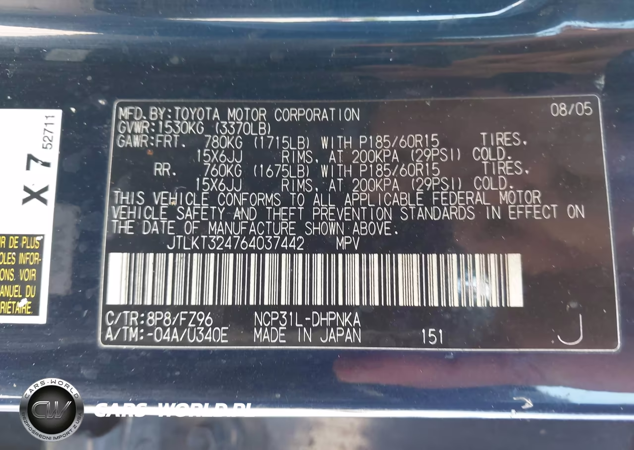 2006 Scion Xb VIN:JTLKT324764037442 - 9