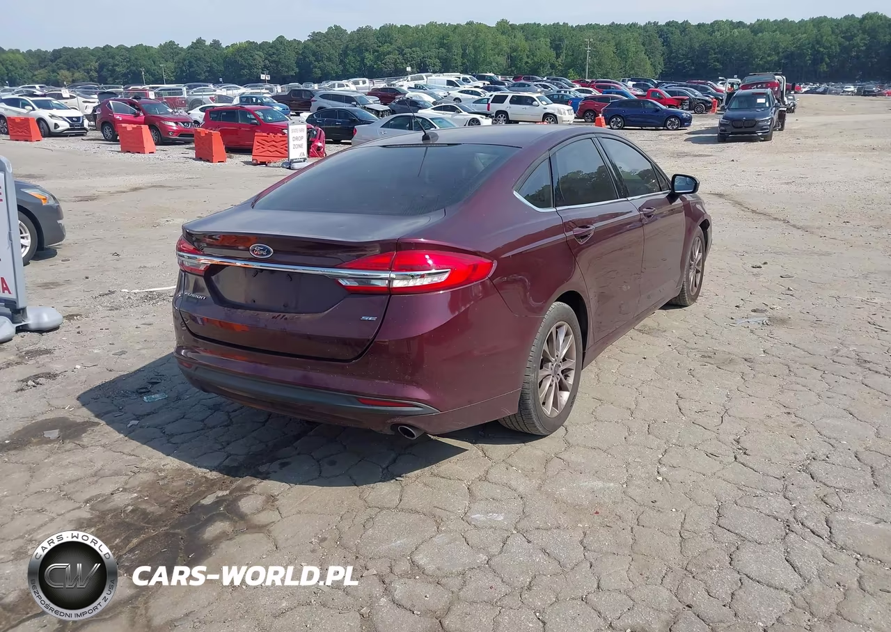 2017 Ford Fusion Se VIN:3FA6P0H73HR137250 - 4