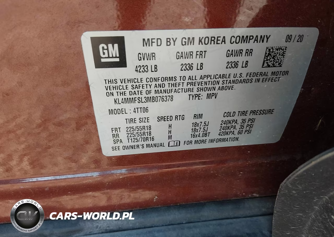 2021 Buick Encore Gx Essence VIN:KL4MMFSL3MB076378 - 9