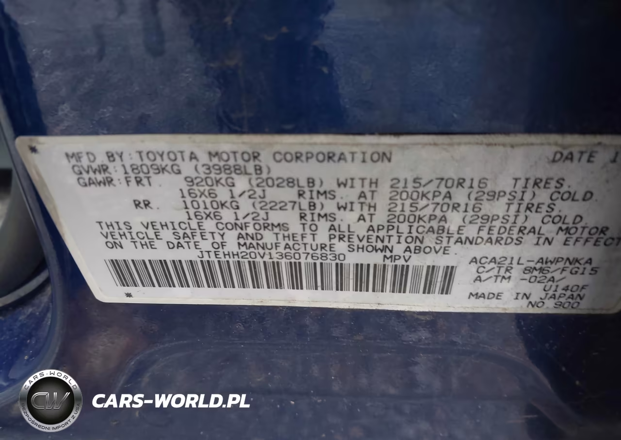 2003 Toyota Rav4 VIN:JTEHH20V136076830 - 9