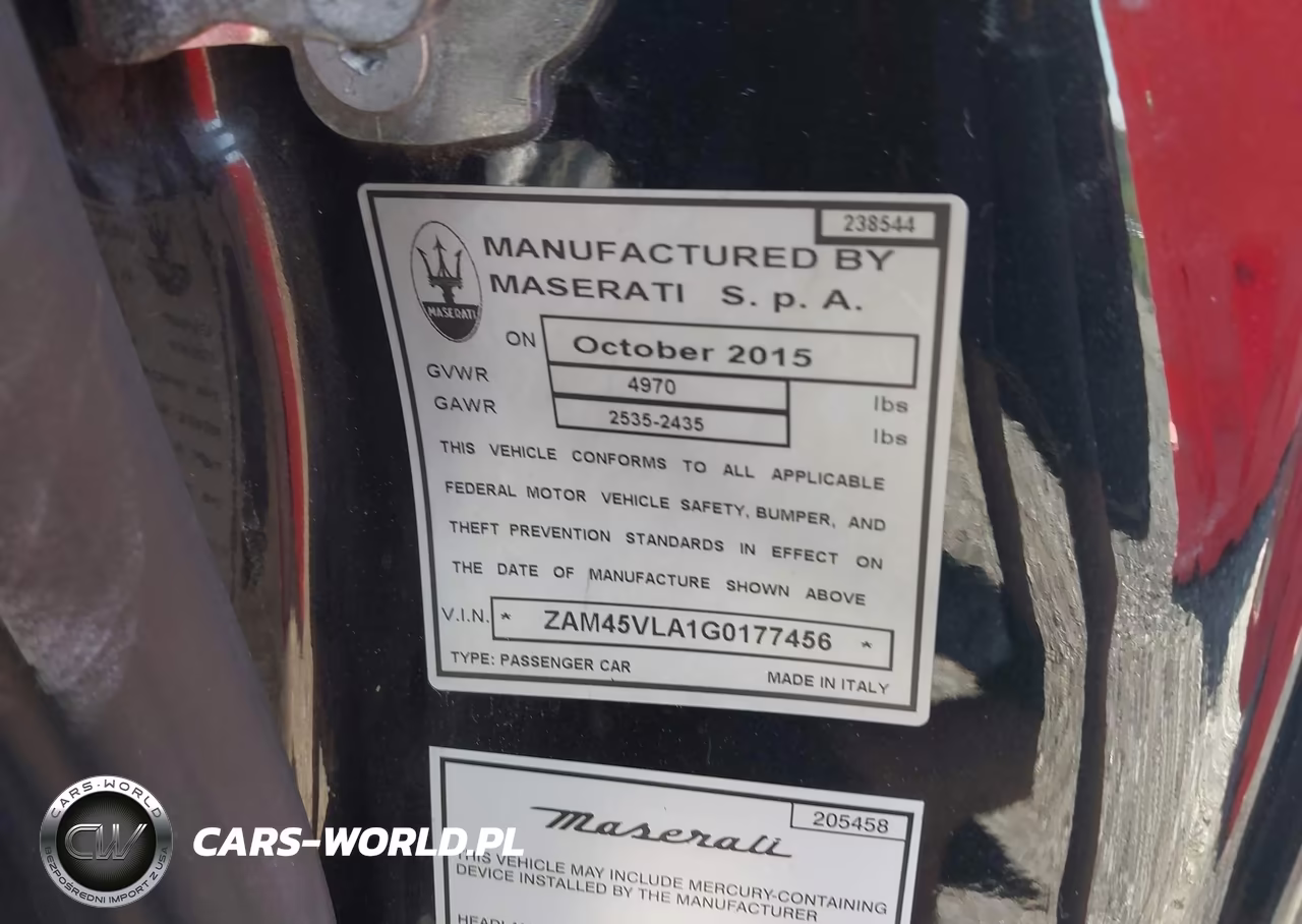 2016 Maserati Granturismo Mc-Mc Centennial-Sport VIN:ZAM45VLA1G0177456 - 9
