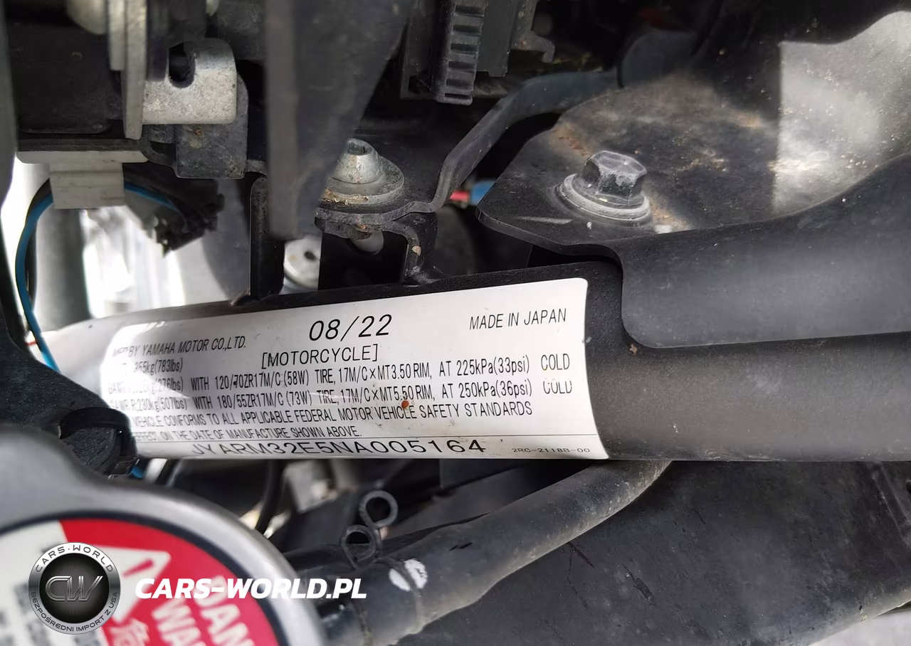 2022 Yamaha Mt07 VIN:JYARM32E5NA005164 - 10