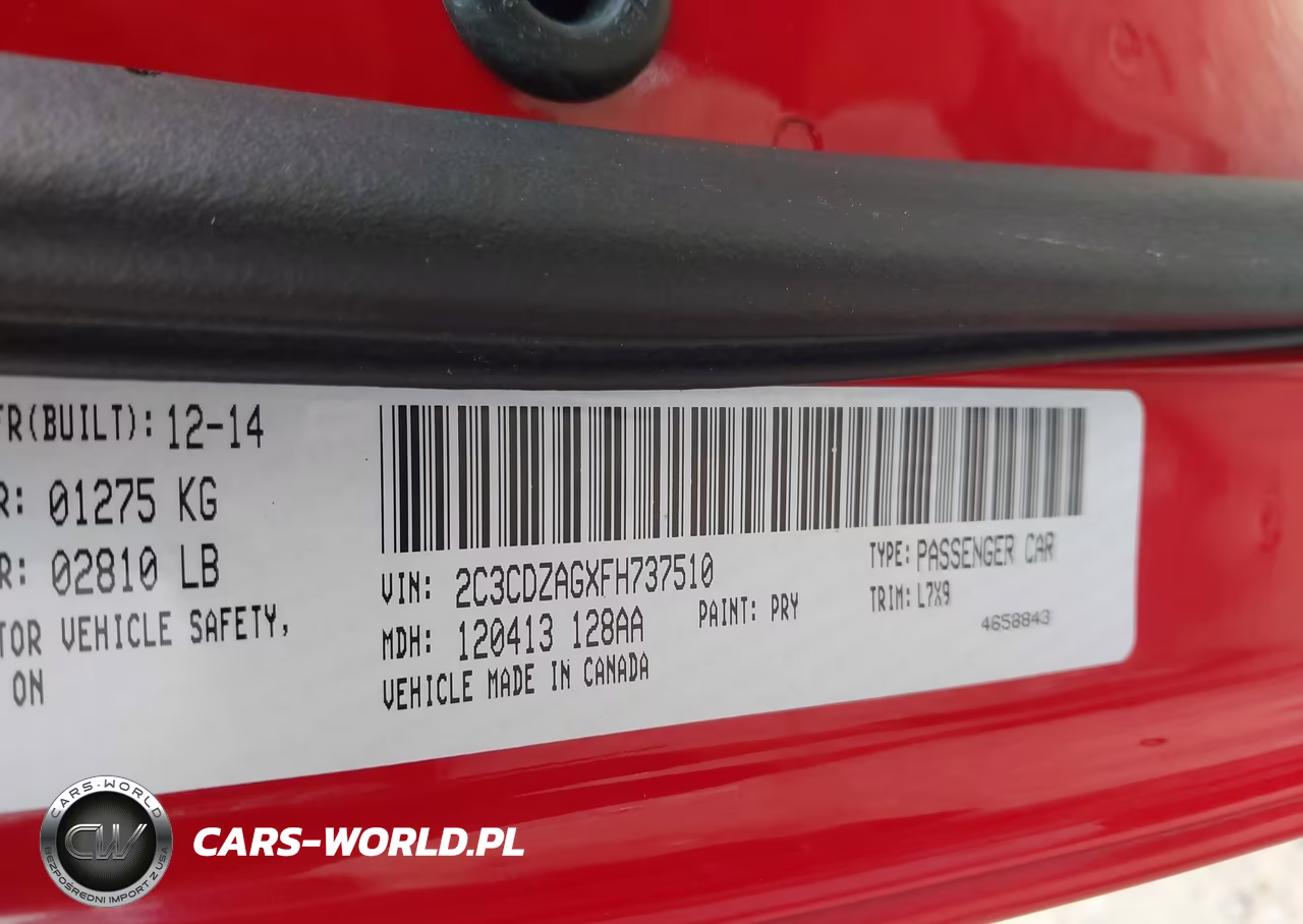 2015 Dodge Challenger Sxt VIN:2C3CDZAGXFH737510 - 9
