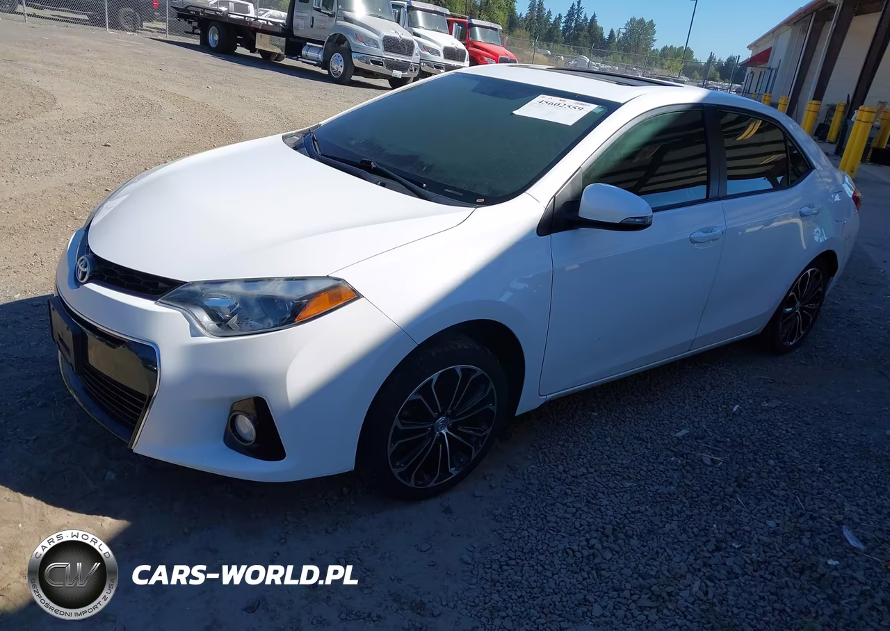 2016 Toyota Corolla S Plus VIN:2T1BURHE7GC736922 - 2