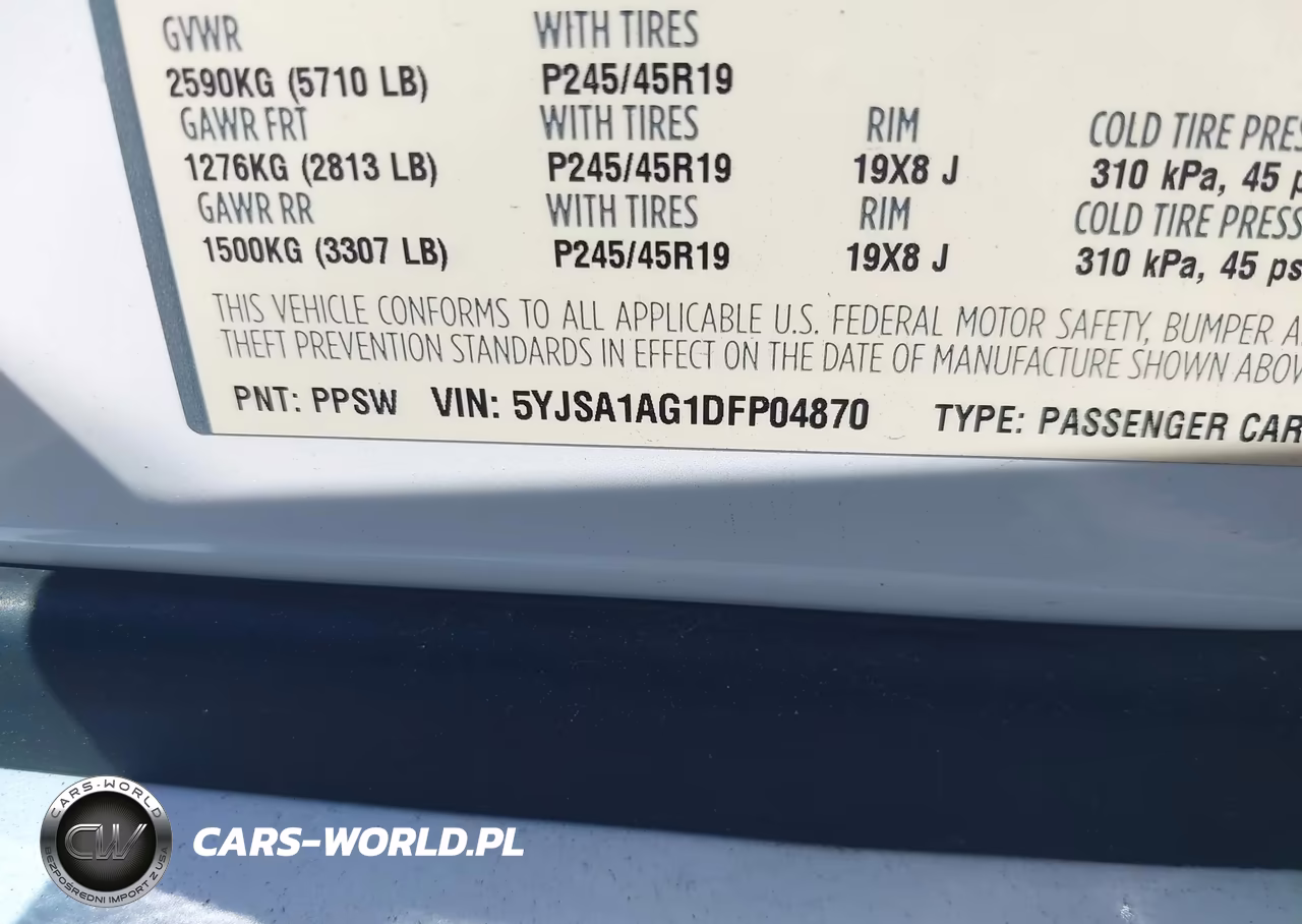 2013 Tesla Model S VIN:5YJSA1AG1DFP04870 - 9
