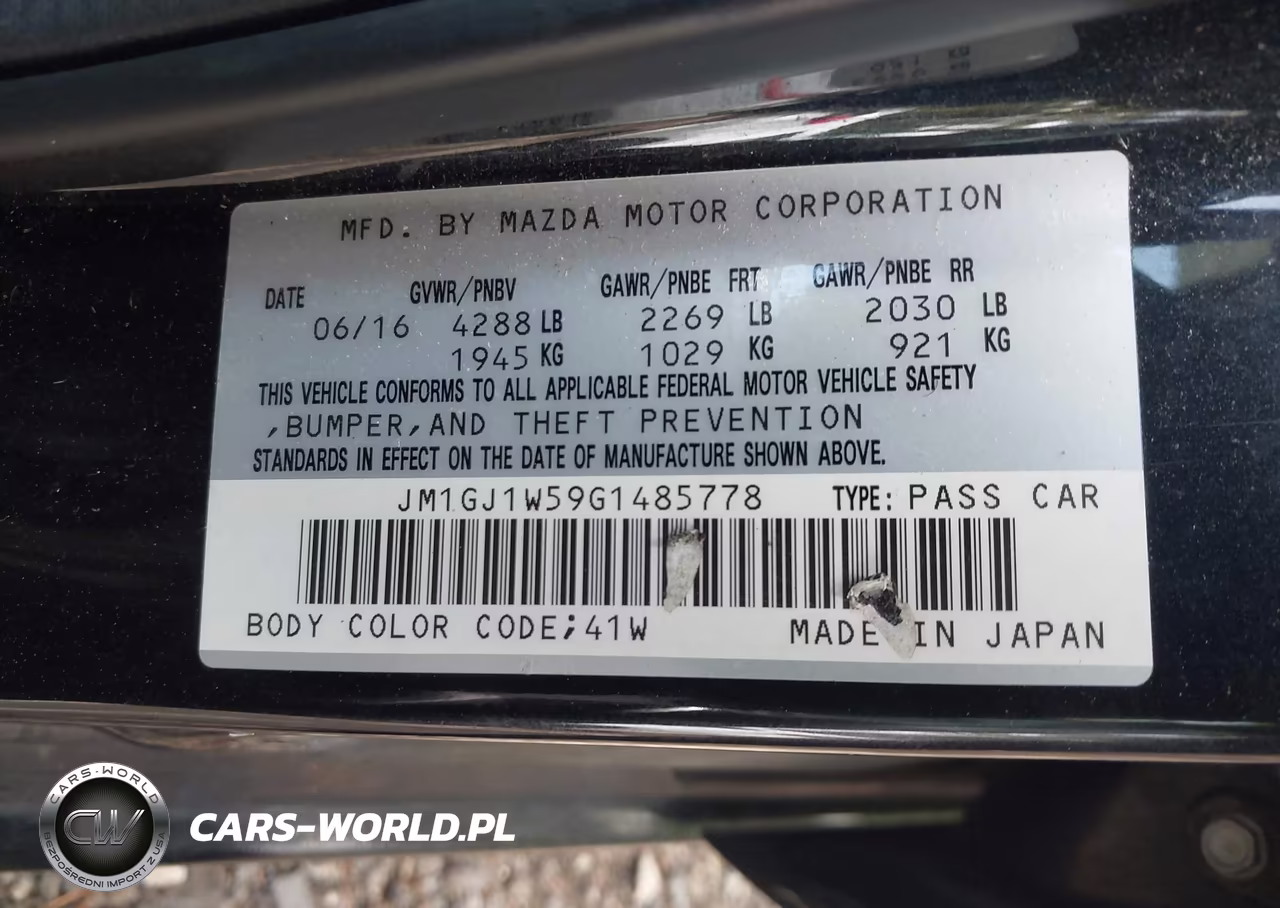 2016 Mazda Mazda6 I Grand Touring VIN:JM1GJ1W59G1485778 - 9