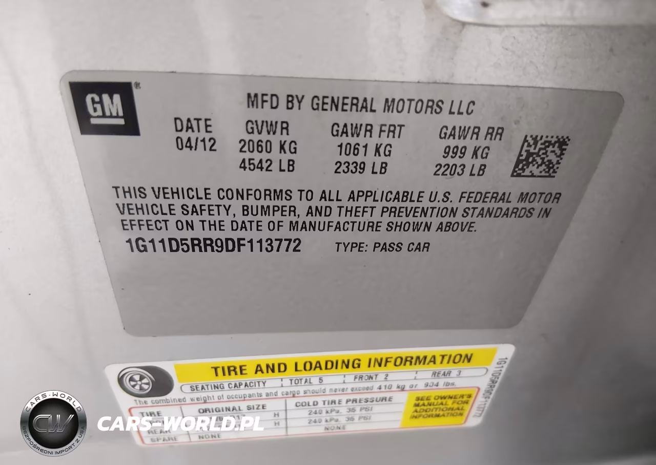 2013 Chevrolet Malibu Eco VIN:1G11D5RR9DF113772 - 9