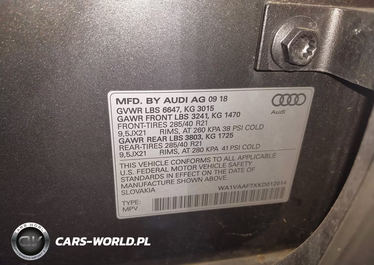 2019 Audi Q7 55 Premium VIN:WA1VAAF7XKD012014 - 9