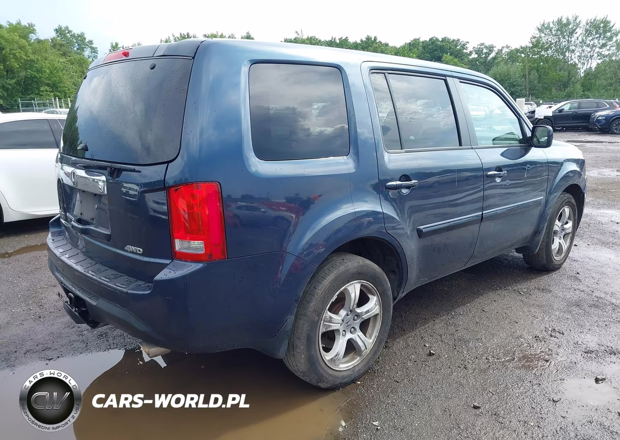 2012 Honda Pilot Ex-L VIN:5FNYF4H56CB031882 - 4