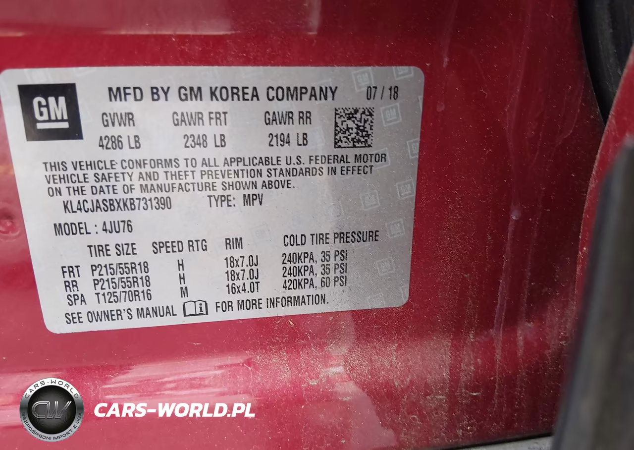 2019 Buick Encore Fwd Preferred VIN:KL4CJASBXKB731390 - 9