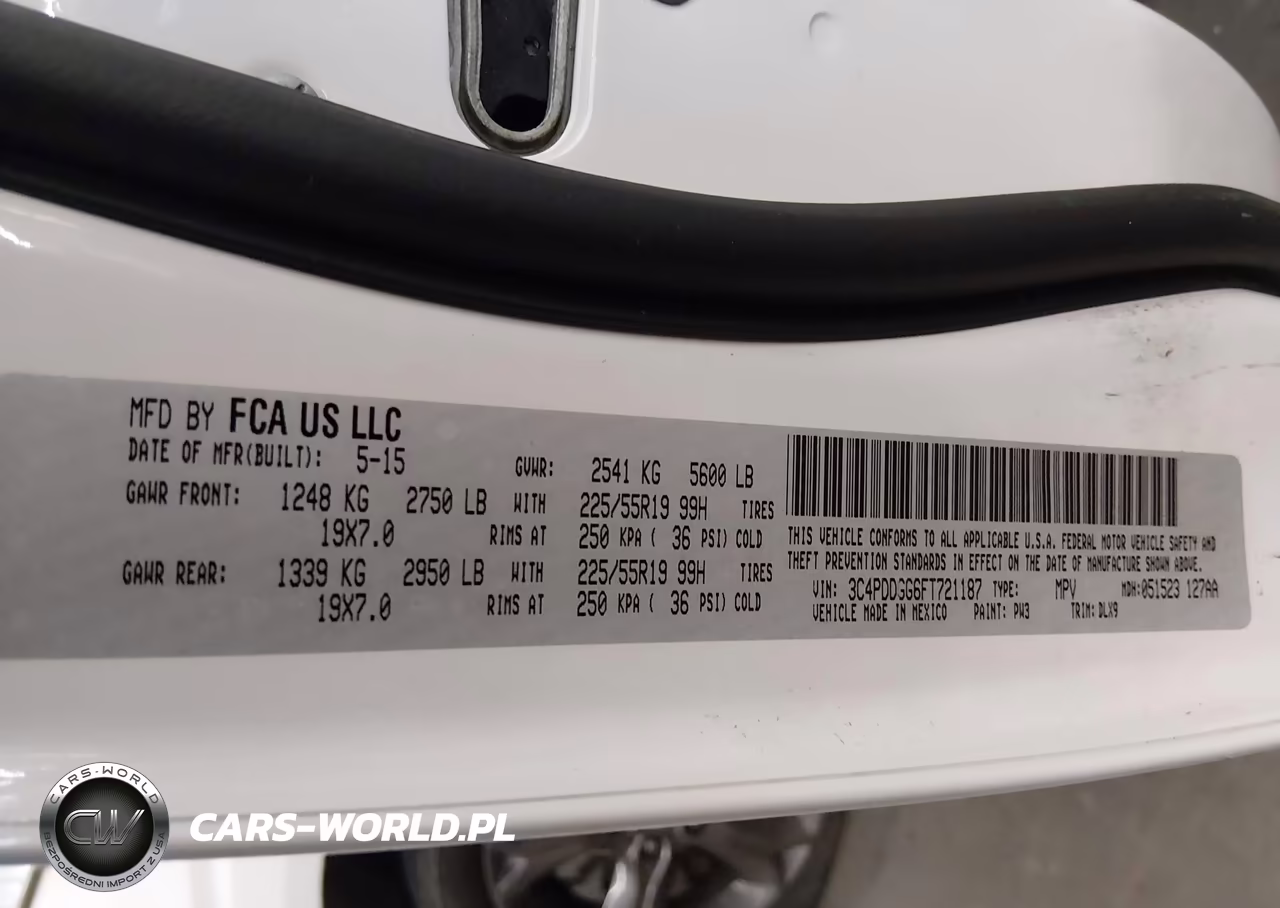 2015 Dodge Journey Crossroad VIN:3C4PDDGG6FT721187 - 9