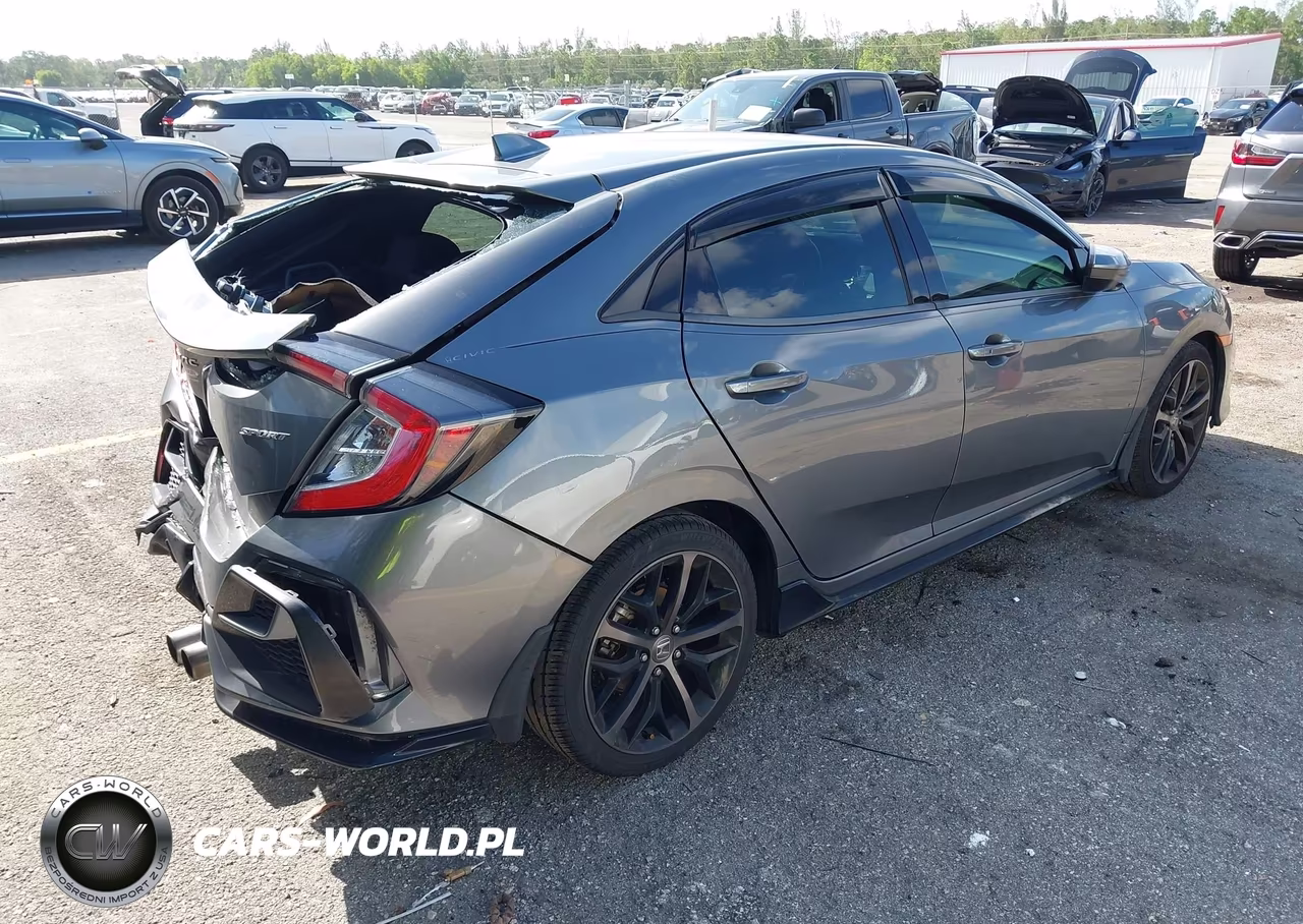 2021 Honda Civic Sport VIN:SHHFK7H42MU211307 - 4