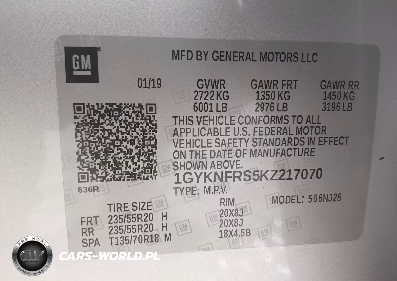 2019 Cadillac Xt5 Premium Luxury VIN:1GYKNFRS5KZ217070 - 9