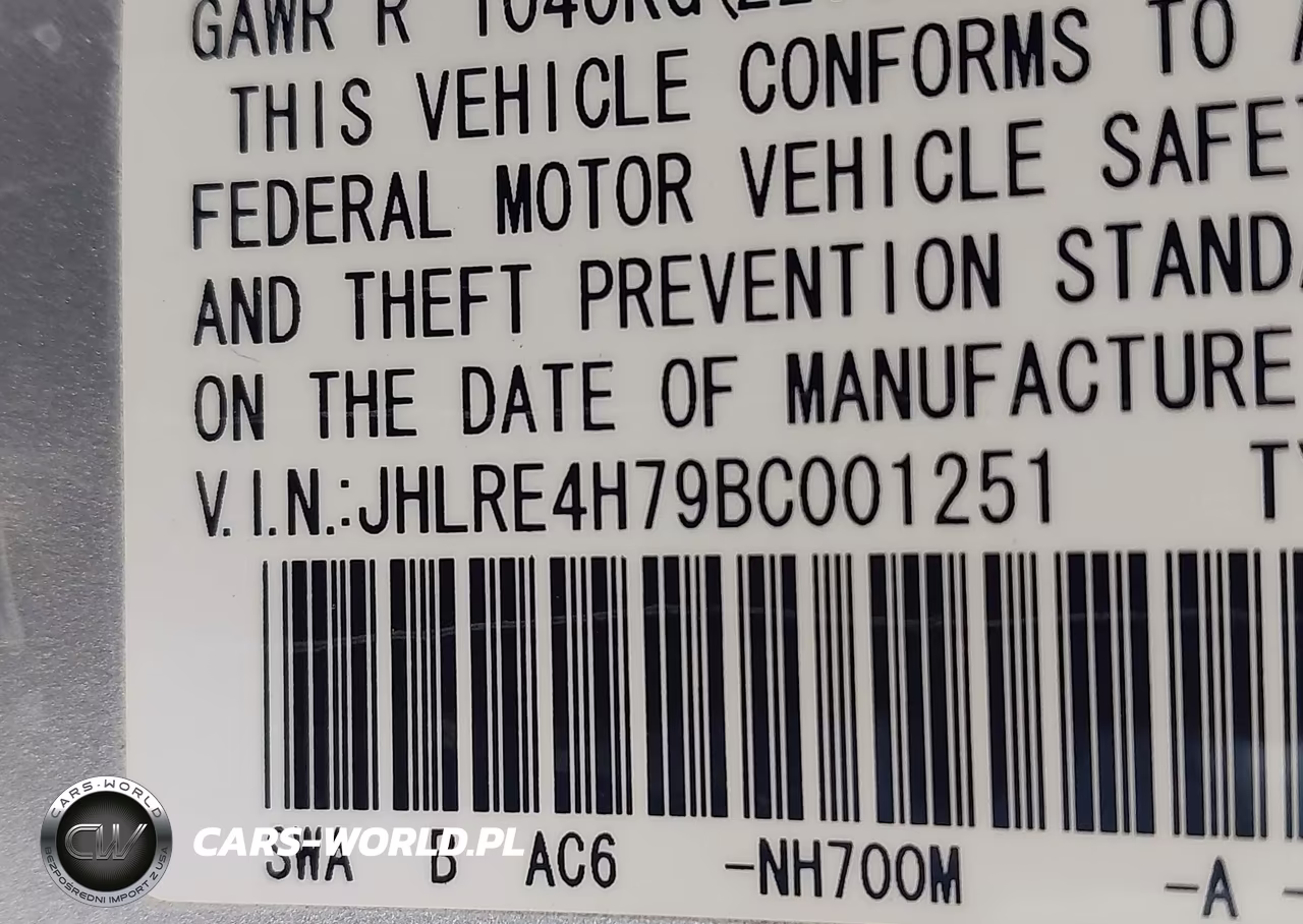 2011 Honda Cr-V Ex-L VIN:JHLRE4H79BC001251 - 9