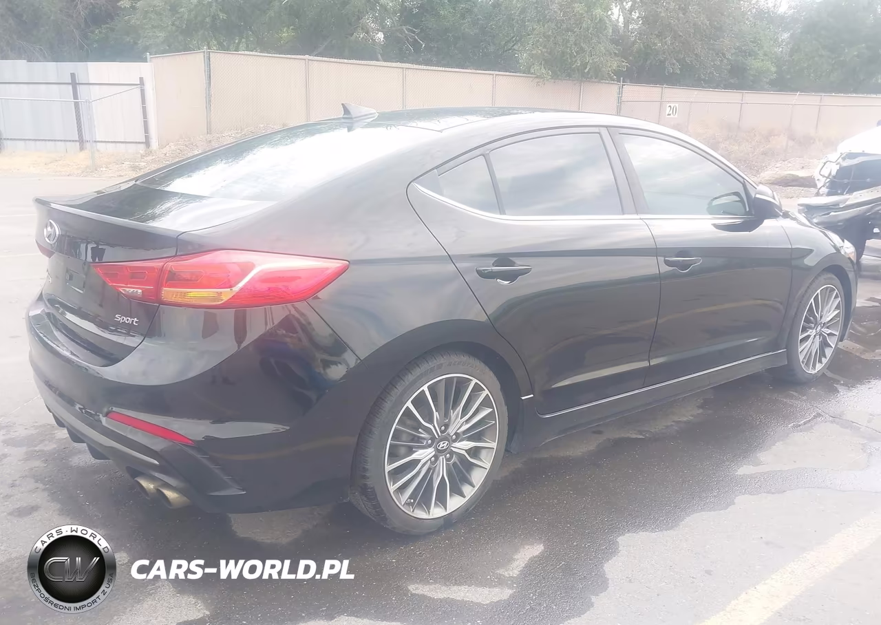 2017 Hyundai Elantra Sport VIN:KMHD04LB9HU332556 - 4